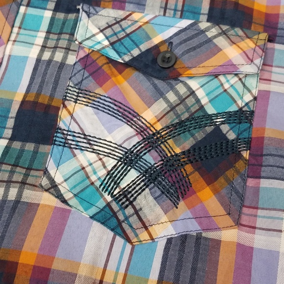 Raw Blue Swagnificent Triumph 81 Plaid Shirt XL - Picture 3 of 8